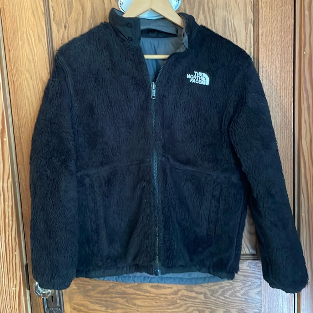 North Face reversible puffer/fleece jacket, boys xl
